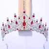 Acessório de Cabeça para Noiva Estilo Europeu Cristal Novo Coroa para Vestido de Casamento Desempenho de Aniversário Acessórios de Cabelo Versáteis Coroa Atacado Princesa