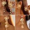 Aretes de Flor de Metal Coloridos Estilo Vacacional Dopamina Florales Transfronterizos Europeos y Americanos Yongge Jewelry Venta al por Mayor