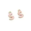 Aleación Cuentas con Letras para Goteo de Aceite Colgante Cuentas Sueltas DIY Pulsera Hecha a Mano Accesorios de Joyería Venta al por Mayor Letras Accesorios DIY