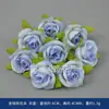 Arreglos Florales Azules, Flores de Seda Azul Neblina, Decoración Ambiental Estilo Monet, Montaje de Salón de Bodas, Arreglos Florales