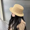 Gorro de Punto Cálido de Color Sólido Simple Japonés para Mujer Invierno Nuevo Versátil Casual Sombrero de Pescador Elegante Temperamento Moderno