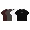 Camiseta de Manga Corta Yidao Vintage 2026 Verano Nueva con Estampado de Letras y Slogan para Hombre, Top Fresco Holgado de Media Manga Estilo Americano