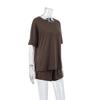 Pijama Transfronterizo Europeo y Americano Primavera Verano 2025 Tejido Cómodo Manga Corta Shorts Conjunto de Dos Piezas Ropa de Casa Suave Casual para Mujer