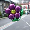 Sala de Aula de Jardim de Infância Fantasia Pétala de Flor Balão Flor de Cinco Pétalas Balão de Folha de Alumínio Flor de Trevo de Cinco Folhas Decoração de Quarto de Casamento
