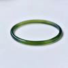 Pulseira de guizos de calcedônia ágata branca gelo natural lichia pulseira fina redonda 4MM pulseira de jade feminina vermelha da internet