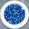 Ding Yi 12mm Contas Pequenas Leng Yue Xing Chen Olho de Gato Destaque Galvanoplastia Brilho Fino Resina Contas Espalhadas diy Corrente de Celular Contas
