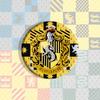 Broche de hojalata de Harry Potter con diseño de dibujos animados de 44 mm para mochilas.