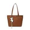 Yuezi 2026 Verano Nuevo Vintage Gama Alta Sencillo para Viajar de Negocios Gran Capacidad Versátil Bolso de Mano Bolso Tote para Mujeres