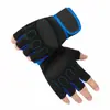 Guantes de fitness transpirables de medio dedo protectores para levantamiento de pesas con mancuernas, ciclismo al aire libre y montañismo, mejorados con características antideslizantes y resistentes al desgaste