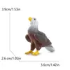 Modelos de pássaros e animais selvagens simulados transfronteiriços: pisco, arara, águia-de-cabeça-branca, avestruz, cardeal, flamingo