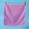 Toalha Quadrada de Veludo Coral, Toalha Quadrada Pequena para Jardim de Infância, Toalha de Rosto, Pano de Limpeza Doméstico, Toalha de Mão, Não Absorvente de Óleo, Macia