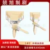 Fabricante en stock mango de madera cerdas de cerdo pincel de pintura pincel para barbacoa sin pelusa pincel de pelo plano herramientas de ferretería pincel de pintura