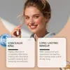 Corrector Líquido de Larga Duración Zephoco Color Trigo Líquido Hidratante y Ligero para Modificar Maquillaje Natural Tridimensional