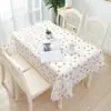 Mantel, Mantel de Plástico para Mesa de Comedor sin Lavado, Mantel Rectangular para Sala de Estar y Mesa de Café, Cubierta de Mesa