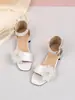 Zapatos para Niños, Sandalias para Niñas, Elegantes Sandalias Romanas, Nuevos Zapatos de Princesa Estilo Coreano Verano 2026, Suela Suave, para Niños de Edad Media y Mayores, Niñas Pequeñas