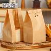 Fábrica de Origem Em Estoque Sacos de Embalagem Alimentícia para Pão Sacos para Torrada 450g Embalagem Impermeável à Prova de Óleo para Pão Fatiado