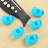 Protector de Dedos de Silicona Transpirable para Guitarra para Principiantes para Tocar la Guitarra y Presionar las Cuerdas para Prevenir Lesiones y Protector de Dedos
