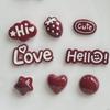 Sense Avançado Ankora Gato Vermelho Amor Peixe Acessórios para Cabelo Materiais Artesanais Atacado DIY Capa para Celular