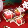 Velas Similares a Frutas Manzana Roja en Forma de Vela Regalos de Fruta para Nochebuena Velas Navideñas con Llama