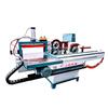 Máquina de usinagem automática CNC de rabo de andorinha, fresagem de ranhuras, perfuração, monotrilho pneumático, semi-automática, cinco discos, máquina de espigar