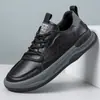 Zapatillas para Hombre, Otoño Piel Suave Transpirables Casuales, Zapatos de Hombre, Zapatos Británicos, Zapatos de Piel para Hombre, Zapatos Deportivos, Zapatos Coreanos para Hombre