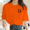 Nueva Camiseta de Verano de Algodón Talla Grande Manga Corta de Algodón