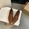 Moda Versátil de Tacón Grueso Estilo Nicho Moda Mary Jane Gamuza Punta Fina Versátil
