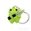 Animal Perro Gato Llavero de PVC Anillo de Llavero Cadena de Llaves Colgante Anillo de Llavero Llave de Coche