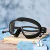 Óculos de Natação Impermeáveis e Anti-Embaçantes Natação Alta Definição Profissional Masculino e Feminino Armação Grande Óculos de Natação Crianças Conjunto de Equipamentos Touca de Natação Mergulho