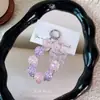Llavero Colgante de Cuentas Transparentes Color Caramelo Exquisito Accesorio para Bolsa de Auriculares Cadena de Teléfono con Lazo Lanyard Venta al por Mayor