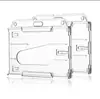 Productos transfronterizos llavero de aleación de zinc fácil de tirar con tarjetero doble para tarjetas de PC horizontal y vertical tarjetero rígido de PS