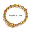 Cadena Sencilla de Aluminio con un Ancho de Aproximadamente 9mm en Dorado y Plateado, Cadena de Aluminio Trenzada Doble Entrelazada Accesorios de Cadena Hechos a Mano para Joyería DIY Venta al por Mayor