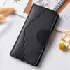 Nova Carteira Longa Feminina 2025 Estilo Europeu e Americano Grande Capacidade Carteira Longa Botão de Renda Clutch Atacado
