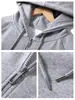Chamarra con capucha gris para mujer, nueva colección otoño 2026, cárdigan con capucha deportivo, elegante y versátil, atuendo estilo coreano