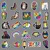 50 hojas color cartoon línea personalidad diy pegatinas graffiti decoración laptop scooter equipaje pegatinas