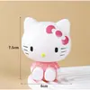 Decoración de pastel de moda, juego de adornos de decoración de pastel de conejito rosa para accesorios de pastel de cumpleaños rosa de niñas