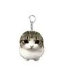 Lindo y peculiar llavero de acrílico con el meme del gatito "Miao Cui Jiao", un accesorio divertido para mochilas, un colgante abstracto para bolsas de estudiantes y un pequeño regalo