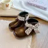 Otoño 2026 Nuevas Botas Infantiles Estilo Británico Botines Dulces y Modernos con Lazo para Niñas y Niños Mayores Botas Martin
