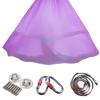 Hamaca de Yoga Aérea, Tejido de Nailon Sin Costuras Microelástico Resistente, Hamaca para Adultos en Casa, Disco Fijo Específico para Yoga