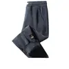 Pantalones jogger de pana para hombre, engrosados y con forro polar, para otoño e invierno, pantalones casuales elásticos y versátiles para hombre