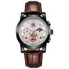 Suministro Exclusivo Transfronterizo de Nuevo Reloj de Cuarzo para Hombre Hueco Totalmente Automático Pronóstico Multifunción Reloj Cronógrafo de Negocios
