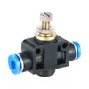Venta al por mayor de Conectores Rápidos Neumáticos de Plástico Azul Capuchón Pu/Pv/Pe/Py/Pk/Pm/Pk/Pza/Lsa/Hvff