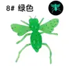Venta al por mayor de fábrica cebo Luya abeja bicho blando cebo blando cebo artificial efecto UV anzuelo plomado perca cebo para pez mandarín