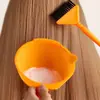 Conjunto de Ferramentas para Tingir Cabelo Barbearia Doméstico Pincel Tigela Pente de Óleo para Assar Pincel Cabelo Tingimento Profissional Conjunto Ferramenta Pente Artefato Tingimento