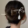 Acessórios de Cabelo Hanfu Estilo Antigo, Grampos de Cabelo Versáteis de Liga Metálica com Franjas Retrô, Enfeites para Coques, Grampos de Cabelo Estilo Chinês Novo para Atacado