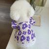 Vestido floral Roupas para animais de estimação Marzis Pomei Roupas para cães Roupas para gatos Inverno Cute Ins