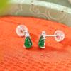 Pendientes Yuebao de plata de ley S925 chapados en oro con diseño de calabaza Folu, estilo retro, ligeros y elegantes.