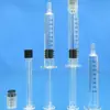 Tubo de agulha graduado de 2mL tubo de agulha leve-água frasco de essência embalagem cosmética tubo de injeção de óleo essencial herbal