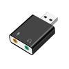 Tarjeta de sonido externa USB de 7.1 canales para ordenadores de escritorio y portátiles, convertidor de audio externo independiente dedicado.