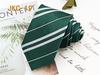 Fábrica atacado JK uniforme gravata para meninos e meninas 7cm hand-made moda casual jacquard acessórios listrados Coringa